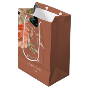 Elegante Flora und Fauna Mittlere Geschenktüte