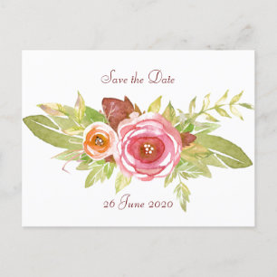 Elegante Floral Bouquet Postkarte