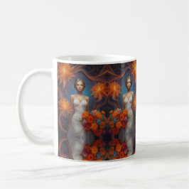 Elegante Floral Bride Wedding Collection Kaffeetasse