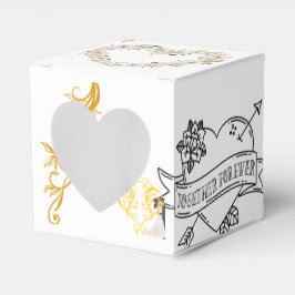 Elegante Floral, Gold-Gunst-Box Geschenkschachtel