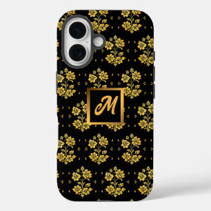 Elegante Floral Luxury Moderne Kollektion iPhone 16 Hülle