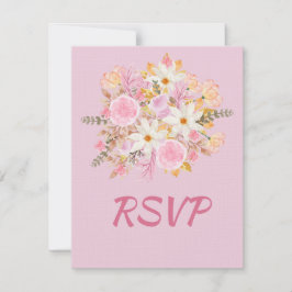 Elegante floral RSVP Card 16 . Geburtstag Geburtst