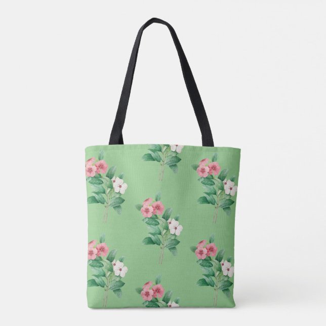 Elegante Floral Tote Bag (Rückseite)