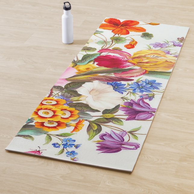 Elegante Floral Yoga Mat Yogamatte (Beispiel)