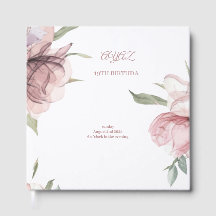 Elegante Florale 18. Geburtstagseinladungskarte