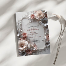 Elegante Florale Babyparty-/Hochzeitsfeier