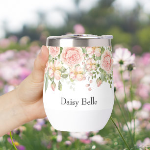 Elegante Florale Botanische Rose Rosa Hochzeit
