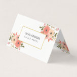 Elegante florale Faltkarte Visitenkarten<br><div class="desc">Elegante florale Faltkarte. Ein berufliches,  elegantes Design,  in dem Sie auf einfache Weise auf der Vorderseite und im Inneren der Karte einen benutzerdefinierten Text hinzufügen können. Klicken Sie auf den Button 'Anpassen',  um einen weiteren Text oder ein Logo hinzuzufügen.</div>