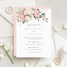 Elegante Florale Hochzeit in Rosafarbenem Grün