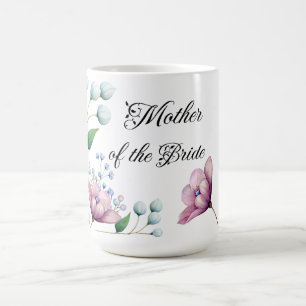 Elegante florale Hochzeit Soft Botanical Romance Kaffeetasse