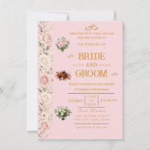 Elegante Florale Hochzeitseinladung