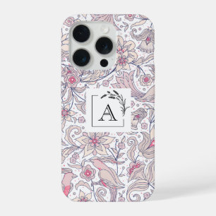 Elegante Florale iPhone 15 Pro Hülle für Sie