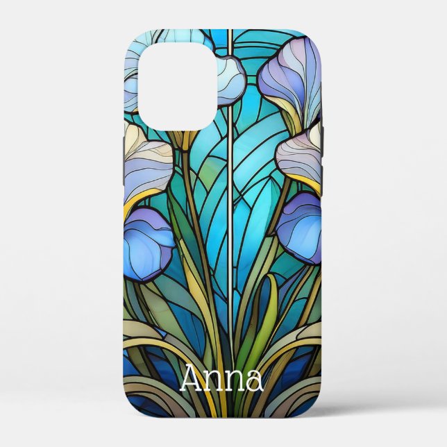 Elegante florale Jugendstil Case-Mate iPhone Hülle (Rückseite)