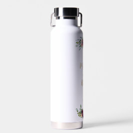 Elegante florale Mutter der Brautwasserflasche Trinkflasche