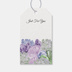 Elegante Florale 'Nur für Dich' Geschenkanhänger