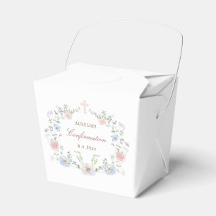 Elegante florale Rahmenbestätigung Geschenkschachtel