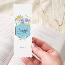 Elegante florale Schrift Wasserfarbe personalisier