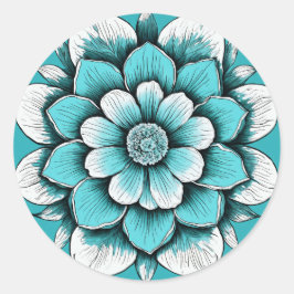 Elegante florale Stickers
