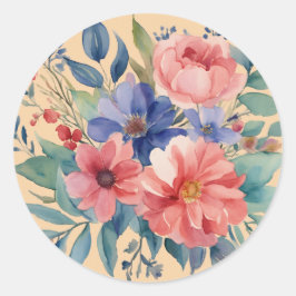 Elegante florale Stickers