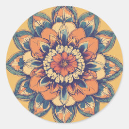 Elegante florale Stickers