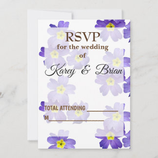 Elegante florale UAWG Foto-Karte, Script Einladung