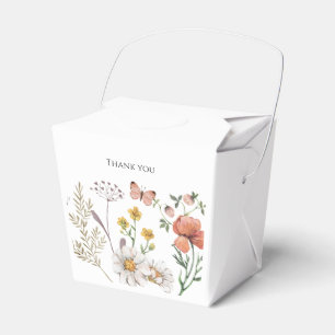 Elegante Florale Wildblume  Geschenkschachtel