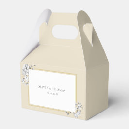 Elegante florale Zeichnend Goldrahmen Rustikale Ho Geschenkschachtel