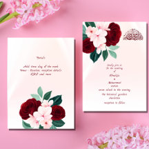 ELEGANTE FLORALISCHE ISLAMISCHE BREITERINVITATION