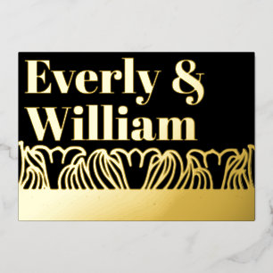 Elegante Florenz Kunst, Dichtung und Musik Folieneinladung