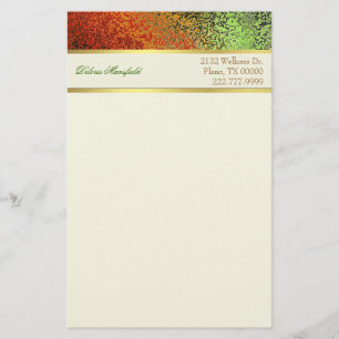 Elegante Foil Look Business Briefpapier