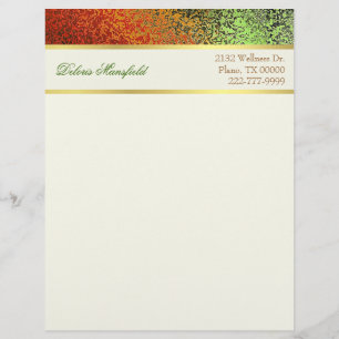 Elegante Foil Look Business Letterhead 1 Briefkopf