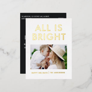 elegante Folie 1 Foto moderne Folie Feiertags-Post Folien Feiertagspostkarte