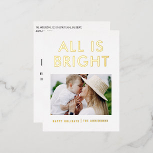 Elegante Folie 1 Foto Moderne Folie Postkarte