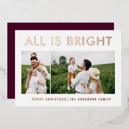 Elegante Folie 2 Foto Moderne Folie Ferienkarte Folien Feiertagskarte