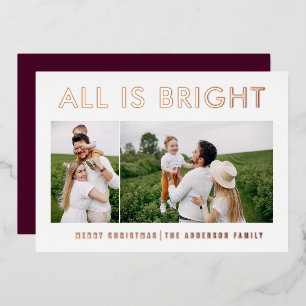 Elegante Folie 2 Foto Moderne Folie Ferienkarte Folien Feiertagskarte