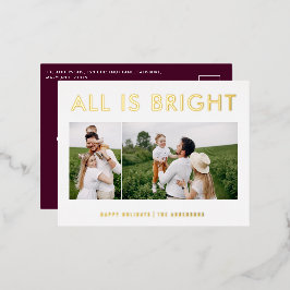 Elegante Folie 2 Foto Moderne Folie Postkarte