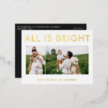 Elegante Folie 2 Foto Moderne Folie Postkarte