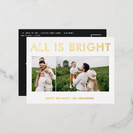 Elegante Folie 2 Foto Moderne Folie Postkarte