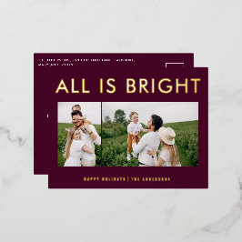 Elegante Folie 2 Foto Moderne Folie Postkarte