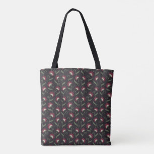 Elegante Folk Floral-Muster-Tasche für den täglich