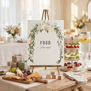 Elegante Food-Table-Rose-Baby-Sprinkle-Shower Poster
