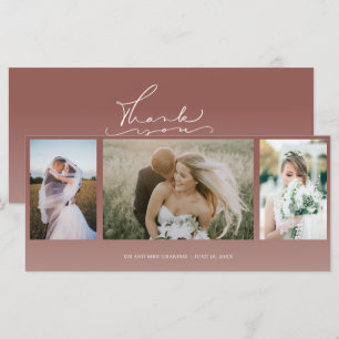 Elegante Foto Collage Rost Hochzeit im Herbst Viel