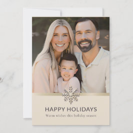 Elegante Foto-Ferienwohnung Feiertagskarte