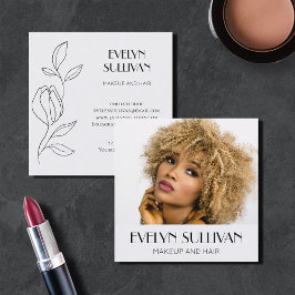 Elegante Foto Visitenkarte