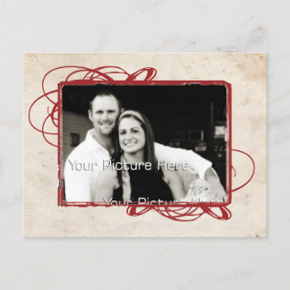 Elegante Fotokarte Save the Date Ankündigungspostkarte
