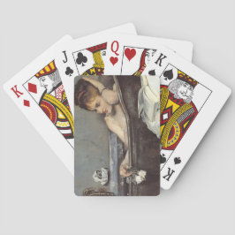 Elegante Frau im Bad (von Alfred Stevens) Spielkarten