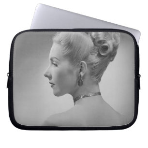 Elegante Frau Laptopschutzhülle