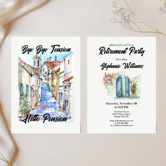 Elegante Frauen aufgrund der Spannungen Einladung