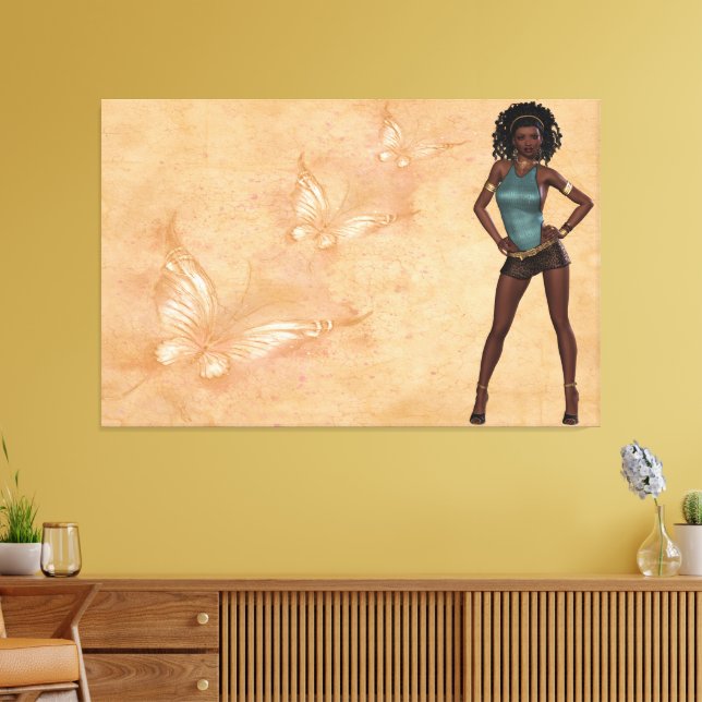 Elegante Frauen Canvas Print Picture 7 Leinwanddruck (Insitu (Wohnzimmer))