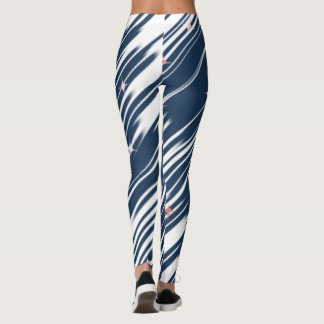 Elegante Frauen gestreift Leggings